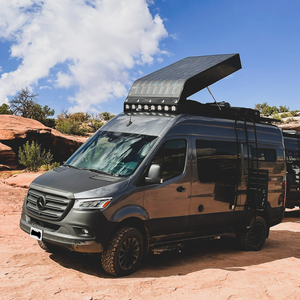 Walkable Solar Roof Box For Vans | Solar Power + Storage